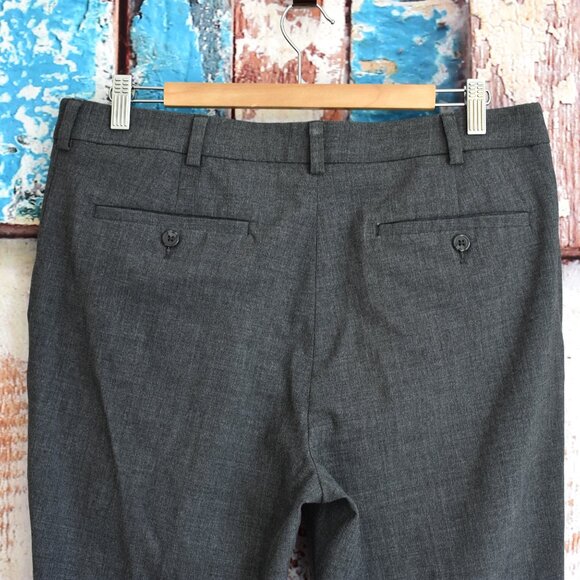 Men's George Premium Comfort Flat Front Suit Pants 34x32 Gray - Picture 6 of 10